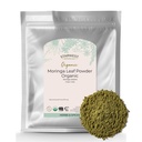 星西植物学 有机莫林加叶粉 - 绿色超食粉 茶叶,胶囊,果汁,和滑,抗氧化剂自然来源,认证科舍,非转基因生物 - 散装1磅袋