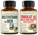 Vimerson Health Multivitamin for Men & Tongkat Ali for Men with Horny Goat Weed, Maca Root Powder, Tribulus Terrestris, Saw Palmetto 提取器 维默森健康多维特敏 男子多维特敏 男子多维特卡特阿里 霍尼山羊草,马卡根粉,Tribulus Terrestris, Saw Palmetto 提取器
