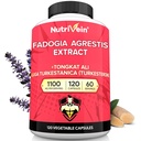 配有Turkesterone的Nutrivein Premium Fadogia Agrestis和Tongkat Ali补充剂 - 1100 mg - 120 Caps - 所有年龄的男女的性能、力量和康复协同剂