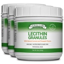 Lecithin Granules Supplement → Natural Soy Lecithin Powder 是磷酸酯胆碱的绝佳来源 → 乳化支持,Immune功能与支持脑健康, 16 oz