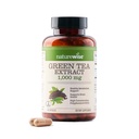 NatureWise Green Tea Capsules 1000 mg - 50% EGCG & 98% 多酚 - 超强绿茶药丸 - 抗氧化剂促进心脏健康与能源 - Vegan, Non-GMO - 60 Counter [30日供应]