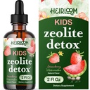 Zeolite Detox for Kids Liquid Drops - Gentle Daily Cleanse & Speech 支持使用甲基化的 B12 & Vitamin D - Kids Clinoptilolite Zeolite Drops Dets Detox Cleanse 补充 2oz