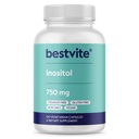 BESTVITE Inositol 750 mg 作为 Myo Inositol (120 植物卡普尔) - 无 Stearates - Vegan - 非 GMO - Gluten Free