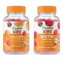 活生生素 生物素 儿童 + 钙 配有维生素D 儿童,Gummys Bundle - Great Tasting, Vitamin Supplement, Gluten Free, GMO Free, Chewable Gummy 配有维生素D 儿童,Gummy 配有维生素D 儿童,Gummys Bundle - 大品尝,维生素补充, Gluten Free, Gluten Free, GMO Free, Chewable Gummy 配有素食
