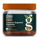 Gaia Herbs Turmeric Extreme Extreme Gummys - 支持疗养救济以帮助维持积极生活方式 - Lemon Ginger Flavor - 60 Vegan Organic Gummys (20日供应)