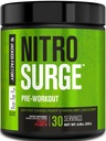 Jacked Factory NITRSURGE Pre Workingout Supplement - 无穷无尽的能源,即时强力增益,清晰的焦点和强度泵 - NO Boster & Powerful Preworing Energy Powder - 30 services, Frue Punch
