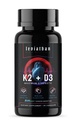 利维坦营养 维生素 D3 K2 2 in 1 Formula → 360mcg 维生素 K2(MK7) + 维生素 D3 5000 IU Vegan 有机增量维生素补充剂 - 支持心脏,牙齿,联合和骨质健康