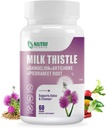 配有 Dandelion root, Artichoke 提取器, 80% Silymarin 配有 liver 支持 - Liver Cleanse Detox & 维修公式, 非 GMO - 60 Capsules