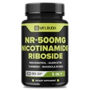 5in1+ Nicotinamide Riboside 配有 Resveratrol, Quercetin, Turmeric, Rhodiola Rosea - 90 计时90天