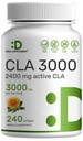 超强CLA 3000mg | 240 软胶,来自沙花油的活性连环酸