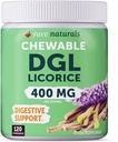 化学超纯度DGL液晶片 4000 mg – 胃,Gut & Intestinal Relief – Natural Acid Reflux公式 – 10:1 脱羧酸根提取法 – 120 Chewables