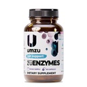 UMZU ZuEnzyms 消化酶 补充 QQ 21 酶,用于Gut健康支持,消化和营养吸收 QQ帮助破解乳糖,鲤鱼,蛋白质和脂肪(30天供应 QQ 30卡普尔)