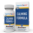 高级源代码 Calming 公式, L- Theanine, Melatonin, 在 Tonue 快速溶解微晶片下, 60 Ct, 5-HTP 增强血清素转化, 睡眠支持, 非 GMO