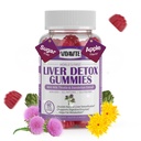 VIDAVITE Liver Cleanse Detox & Reference Gummys——无糖,US-Made,1500mg 牛奶硝酸盐补充剂与Artichoke, Dandelion和20+ Herbs——Liver 支持男女补充剂(60 Vegan Gummys)