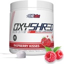 EHP实验室 OxyShred 非兴奋剂 工作前粉 - Stim Free, Cafeine Free Workout for Men & Women - Non Stim Preworkout - 糖无能量粉 - Raspberry, 60 services