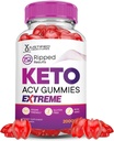 合理实验室 Riped Results Keto ACV Gummys Extreme 2000MG Riped Results Keto Gummys 苹果苹果苹果葡萄酒 配以石榴甜菜汁粉 B12 Vegan Non GMO 60 Gummys 配制.