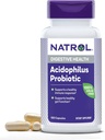 Natrol Acidophilus Probiotic 100 mg,健康脂肪功能的饮食补充,成人消化性健康囊,100 Capsules,最多33天的供应量