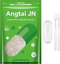 0 大小 Capsules 空 Vegan 厂基清空( 1 000 个计数) Gluten 免费, 非 GMO , Halal 认证的 Pill Caps 装填 Kit 的 2 个 Spoons for Vegetarian DIY Your Onnn 补编