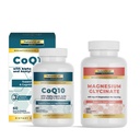 自然实验室的黄金CoQ10 + Alpha Lipoic Acid + 乙酰L-Carntine HCL + 镁 Glycinate 400mg
