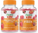 5亿个孩子 + 预生纤维 孩子们 Gummys Bundle - Great Tasting, Vitamin Supplement, Gluten Free, GMO Free, Chewwable Gummy (英语:Gluten Free, Gluten Free, GMO Free, Chewable Gummy) (英语).