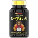 男子Tongkat Ali:1200 mg x 120 Capsules 也被称为长条根 100% 全自然和超潜能 Tongkat Ali 补编 能源、动力、力量、运动性能和运动营养