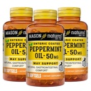 MASON 天然薄荷油 50 mg 肠内粘合剂补充剂,270天 正常功能的肠胃支持,软胶药