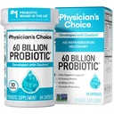 医学家的CHOICE Probiotics 60亿CFU - 10 Strains + 有机预生 - Immune, Digestive & Gut Health - 支持不定期的便秘,腹泻,气体和布洛廷 - 面向女性和男性 - 84ct