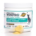 WINPRO Dog Probioder Meal Topper, Spray Dried Plasma with Prebiotics and Probiotics for Decemberive Supports and Gut Health for Dogs, All Breeds, Ages, and Spisions, 60 Scoops, Made in USA (英语)美国制造的"狗所有育种,年龄,年龄,和体型60 Scoops"(英语: