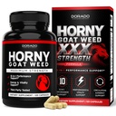 Horny Goat Weed for Men and Women - [最大强度1590mg] Maca, Ginseng, L-Arginine, Tribulus - Premium Hornygoatweed - Icariin Epimedium for Men - 第三党测试 - 美国制造 - 120计数