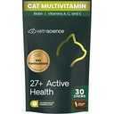 维特里科学 27+ 积极健康 Chews, Nu Cat Daily multivitamin for Cats and Kittens, 平衡维生素, 矿物和抗氧化剂, 健康与健康支持, Fish, 30 Count