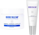 Beverly Hills MD Neck & Body Combo 团团 Bundle - Dermal 修复综合体和快速提升 高级Neck Serum - 帮助 w/Hydration,外观老化的皮肤,皱纹,精细的线条与支持Collagen