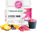 Liver 360 - Liver Cleanse Detox & Referge Powder with Milk Tetle, Turmeric & Artichoke 提取水果冲刺火焰 - 30 services