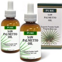 纯锯齿Palmetto Berries Oil 2x30ml Wild & Natural 60-90天供应 与效率低下的粉末不同,支持前列腺健康睡眠更好减少频繁的尿液 DHT 屏蔽器帮助停止头发丢失