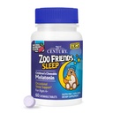 21世纪动物园朋友 熟睡可口的Melatonin, 拉斯贝里Flavor, 60个伯爵