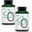 Puori Omega 3 鱼油补充剂 - Ultra Pure & Burpless Wild Caught 鱼油,含2000mg Omega 3 脂肪酸,1250mg EPA & 500mg DHA 支持心,脑和眼健康 - IFOS认证 - 240 软胶