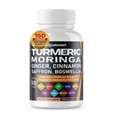 (原始内容存档于2018-09-29). Turmeric Moringa Ginger Boswellia 奎西丁 肉桂 塔特樱桃 无色大蒜 Nettle - 150 Capsules - 在美国制造.