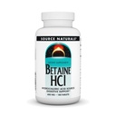 来源:天然-Betaine HCl 氢氯酸 来源:650毫克 - 180片