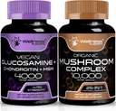 (原始内容存档于2018-07-21) (英语). WellNess LABSRX Glucosamine Chondroitin MSM 蘑菇补充剂 Capsules.