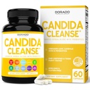 Candida Cleanse Detox(60 Counter) 高级11-in-1 与Candida Killer Complex公司为男女提供的过度生长治疗公式 - 第三方测试 - 在美国制造