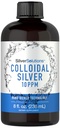 Carlyle Coloidal Silver → 10 PPM → 8 oz (236 mL) → 纳米银技术解决方案 → 蔬菜,非GMO, & Gluten 免费补充