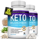 Toplux Keto Blocker Pills White Kidney Bean 提取 - 1800 mg 天然 Ketosis, 支持 Keto 饮食,供男性使用,90 Capsules, 补编