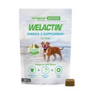 Nutramax Welactin Omega 3 鱼油换狗,皮和煤健康补充品,加上免疫和总体健康,Premium Omega 3 脂肪酸,多维他命换狗,软嚼,60个计数