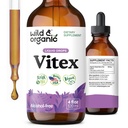 野生和有机维特斯叮当 -- -- 妇女Vitex Chasteberry补充品 -- -- 液态查特树莓提取品,用于良好Mood -- -- Vegan,糖和无酒精草药滴 -- -- 4 fl oz