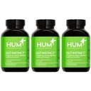 HUM Gut Instinct Daily Probiotics for Munne Profuse, 消化性健康,乳房杆菌,Bifidobacterium Strains for Immune 支持,健康乳腺多样性的Probiotic 补充,90 Capsules