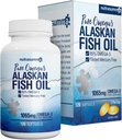 Nutrasumma High Pruized Omega 3 补充野生阿拉斯加鱼油 Burpless & no Fishy Taste, 650mg EPA & 270mg DHA 鱼油软胶,Gluten Free, Heart, Brain and Immune Supports, 60 services