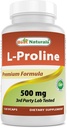 Best Naturals L-proline 氨基酸营养补充500Mg,120 Count (817716014456)