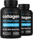 NutraChamps 多科拉根药丸,类型为I,II,III,V,X,双水解Collagen Peptides Powder Capsules,女性和男性蛋白质补充剂,180 Capsules (第2页)