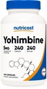 营养成本 Yohimbine HCl 5mg, 240 Capsules Extra strong - Gluten Free, 非GMO