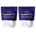 1MD 营养心肌FitMD - Vegan Beets Superfood Keto - Heart Health Powder - Nitry Oxide 补充 - Beet根粉促进健康血压与循环 - 高纤维饮料 - 30天(2-Pack)