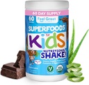 Kids Organization Super Greens Powder with Frues & Veggies - 全一族儿童 多维特敏由Real Plants制造 - 无合成维生素,无充料或宾德尔,无糖添加.